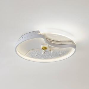 Lampa sufitowa LED Kosmo Lindby, biały / opal, salon / jadalnia, tworzywo sztuczne, młodzieżowy