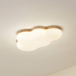 Lampa sufitowa LED Pilvi Lindby, biały / opal, salon / jadalnia, tworzywo sztuczne, nowoczesny