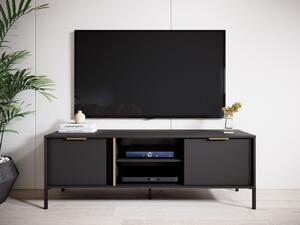 Szafka pod telewizor z drzwiczkami 153 cm Drino Antracyt