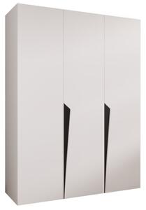 Szafa uchylna otwierana Piano 1 150 wys. 202 cm biaÅy + u. czarny