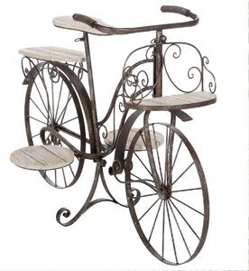 Metalowy kwietnik ROWER, 59 cm