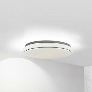 Lampa sufitowa LED Glamo Lindby, chromowy / srebrny, łazienka, metal, nowoczesny
