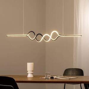 Lampa wisząca Ancona Milagro Lighting, mosiężny / złoty, salon / jadalnia, metal, nowoczesny