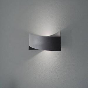 Kinkiet Tadhg Opviq, możliwość ściemniania, czarny, salon / jadalnia, metal, nowoczesny