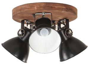Industrialna lampa sufitowa, 25 W, czarna, 42x27 cm, E27