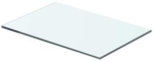 Szklany, bezbarwny panel, 40x20 cm