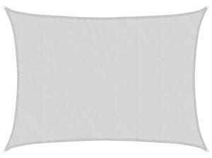 Żagiel przeciwsłoneczny, jasnoszary, 8x6 m, 100% poliester
