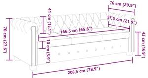 Sofa 3-osobowa w stylu chesterfield, sztuczna skÃ³ra, czarna
