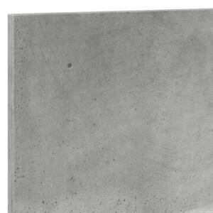 Półka ścienna, 70x16,5x30 cm, szarość betonu