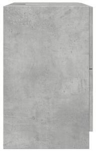 Szafka pod umywalkę, szarość betonu, 59x37x59 cm