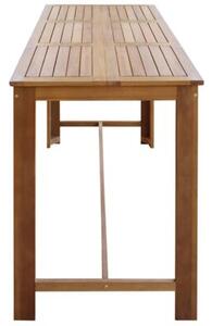 Stolik barowy z litego drewna akacjowego, 150 x 70 x 105 cm