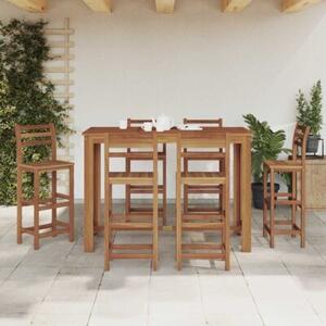 Stolik barowy z litego drewna akacjowego, 150 x 70 x 105 cm
