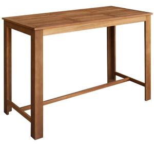 Stolik barowy z litego drewna akacjowego, 150 x 70 x 105 cm