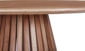 MebleMWM Stół okrągły 120cm z drewna akacji ART66163 naturalny