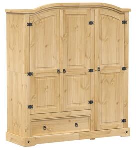 Szafa corona, 151,5x52x170 cm, lite drewno sosnowe