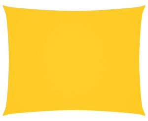 Prostokątny żagiel ogrodowy, tkanina oxford, 3x4,5 m, żółty