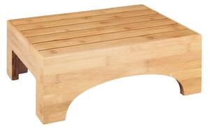 Taboret łazienkowy BAMBUSA, niski, bambusowy, WENKO