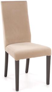 Beżowe krzesło tapicerowane do salonu nowoczesnego - Ulto 3X