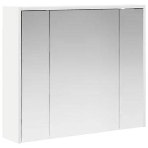 Szafka z lustrem do łazienki biały 73,5 x 16 x 62,5 cm