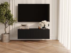 Szafka pod telewizor z drzwiczkami 100 cm Kioto Czarny