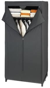 Szafa tekstylna DEEP BLACK, składana garderoba, 160x75x50cm, WENKO