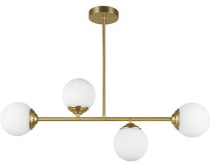 NOWOCZESNA LAMPA WISZĄCA SZCZOTKOWANE ZŁOTO FINO W4