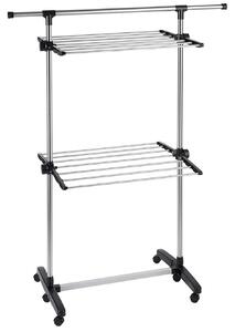 Suszarka na pranie ze stali nierdzewnej, 77-120 cm
