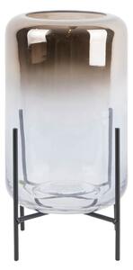 Szklany wazon PT LIVING Silver Fade, wys. 23,5 cm