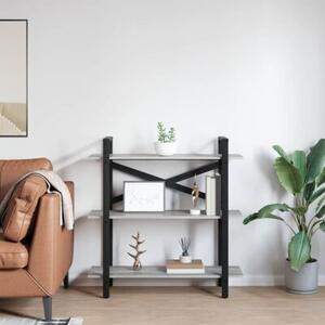 Półka na książki szary sonoma 100 x 33,5 x 102 cm