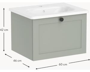 Szafka łazienkowa z umywalką Rafaella, S 60 cm