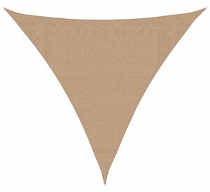 Żagiel przeciwsłoneczny, 160 g/m², taupe, 3,6x3,6x3,6m, hdpe
