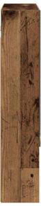 Szafka z lustrem do łazienki stare drewno 60 x 14.5 x 70 cm