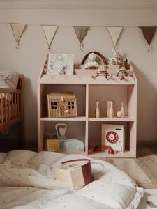 Regał Montessori na książki i zabawki Vintage Rose | Book Nook