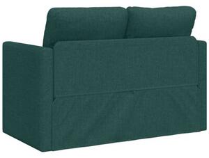 Sofa podÅogowa 2-w-1, ciemnozielona, 112x174x55 cm, tkanina