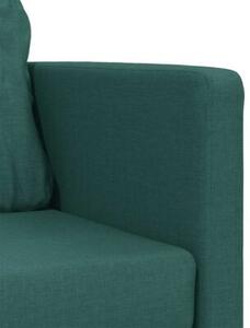 Sofa podÅogowa 2-w-1, ciemnozielona, 112x174x55 cm, tkanina