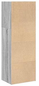Regał na książki, szary dąb sonoma, 40x30x114 cm