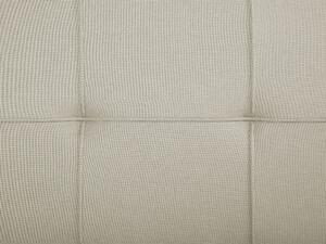 Sofa 3-osobowa rozkładana beżowa tapicerowana pikowana z poduszkami Glomma Beliani
