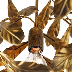 Vintage lampa sufitowa antyczne złoto 45 cm - Linden Oswietlenie wewnetrzne