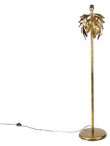Vintage lampa podłogowa antyczne złoto 32 cm bez klosza - Linden Oswietlenie wewnetrzne
