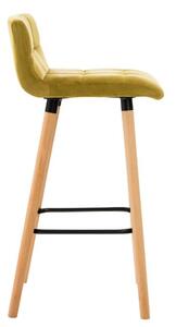 Krzesło barowe Isabelle żółte