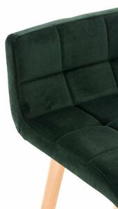 Krzesło barowe Isabelle zielone