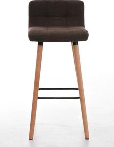 Krzesło barowe Lily brązowe