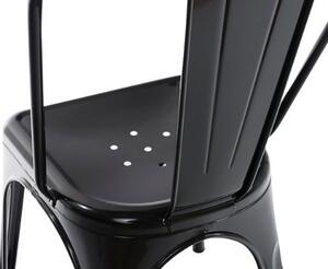 4szt Krzesła Francisco czarne