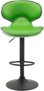 Krzesło barowe Aleksandra zielone