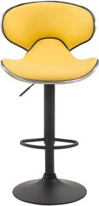Krzesło barowe aleksandra żółte