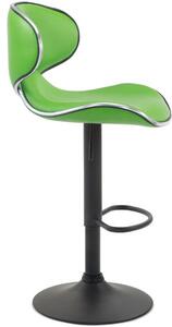 Krzesło barowe Aleksandra zielone