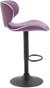 Krzesło barowe Aleksandry fioletowe