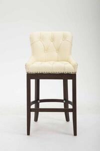 Krzesło barowe Aubrie kremowe
