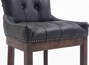 Krzesło barowe Aubrie czarne