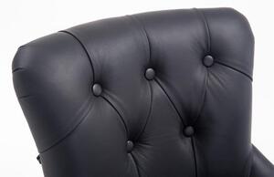 Krzesło barowe Aubrie czarne